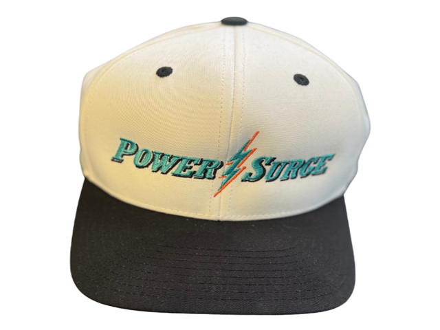 Power Surge Black/White Cotton Hat